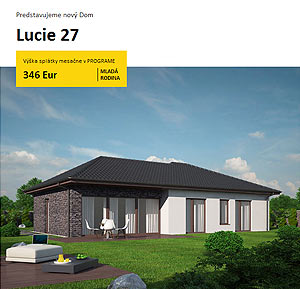 Nový dom Lucie 27 na našem webu